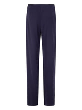 Emporio Armani Satin-Trim Trousers Blue