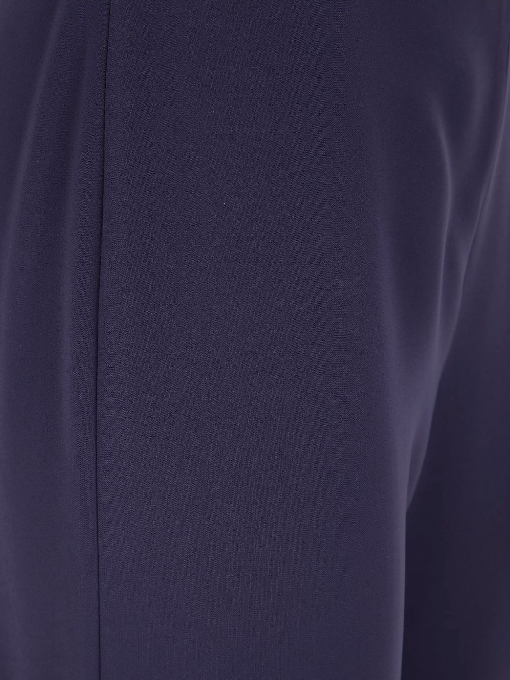 Emporio Armani Satin-Trim Trousers Blue