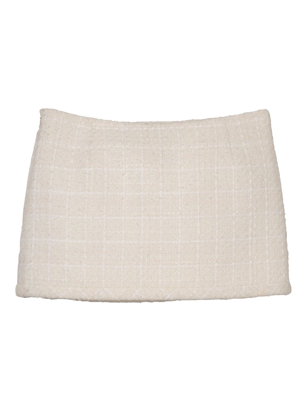 Marc Jacobs Tweed Mini Skirt Light beige