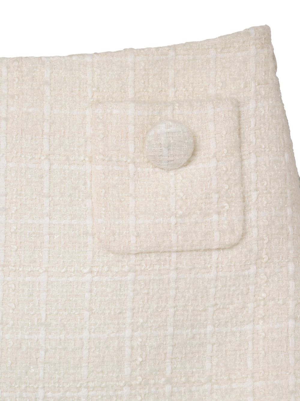 Marc Jacobs Tweed Mini Skirt Light beige