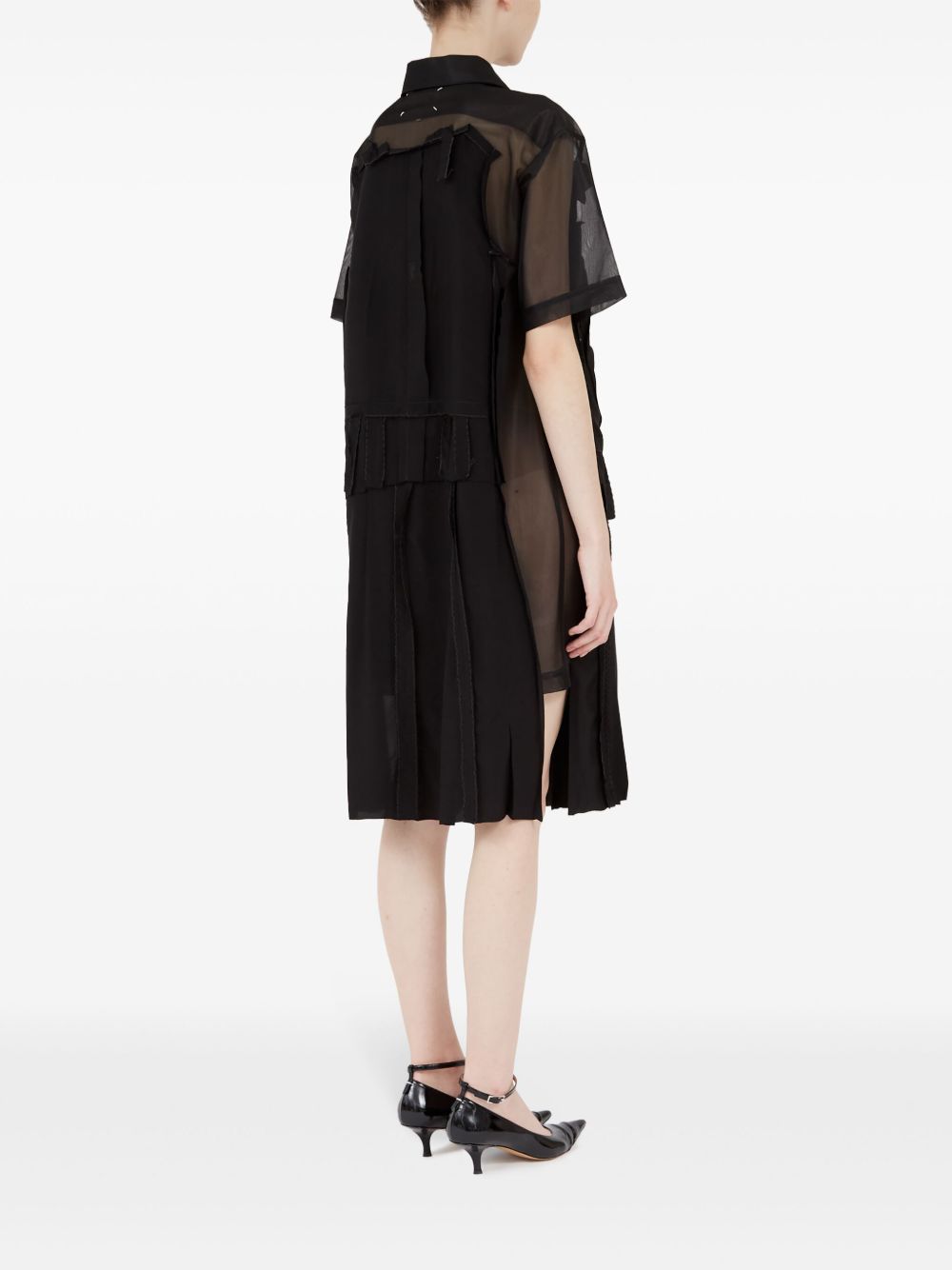 Maison Margiela Layered Midi Dresses Black