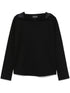 Emporio Armani Crystal-Embellished Sweater Black