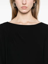 Emporio Armani Technical Cady Dress Black