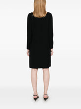 Emporio Armani Technical Cady Dress Black