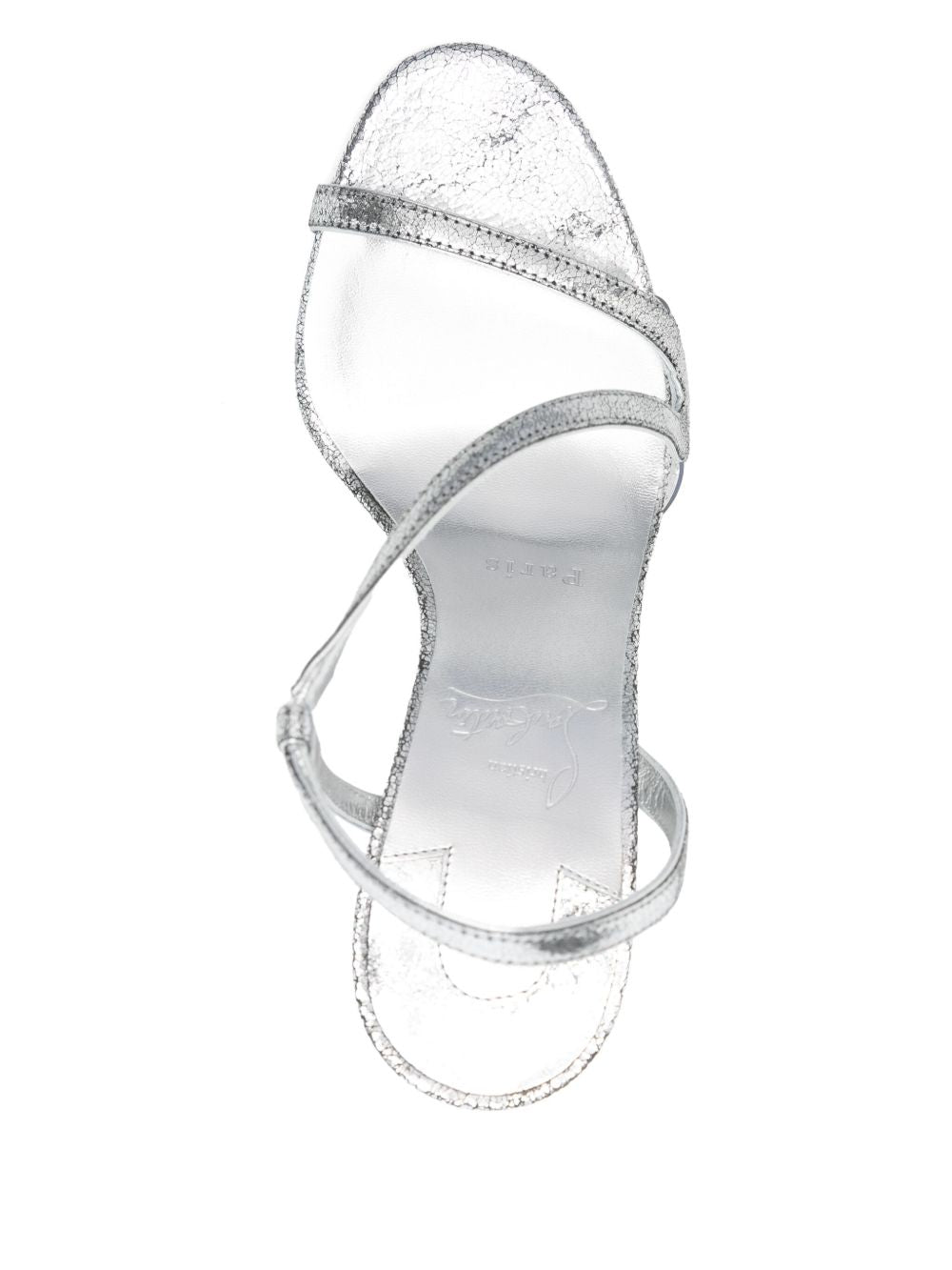 Christian Louboutin Rosalie 100 mm Sandals Silver