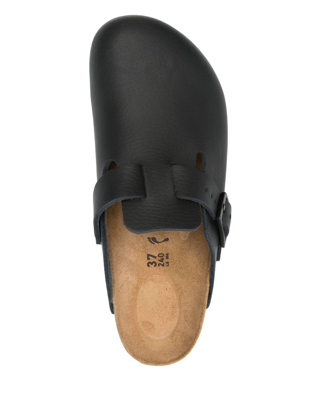 Birkenstock Boston Pro 2.0 Leather Slides Black