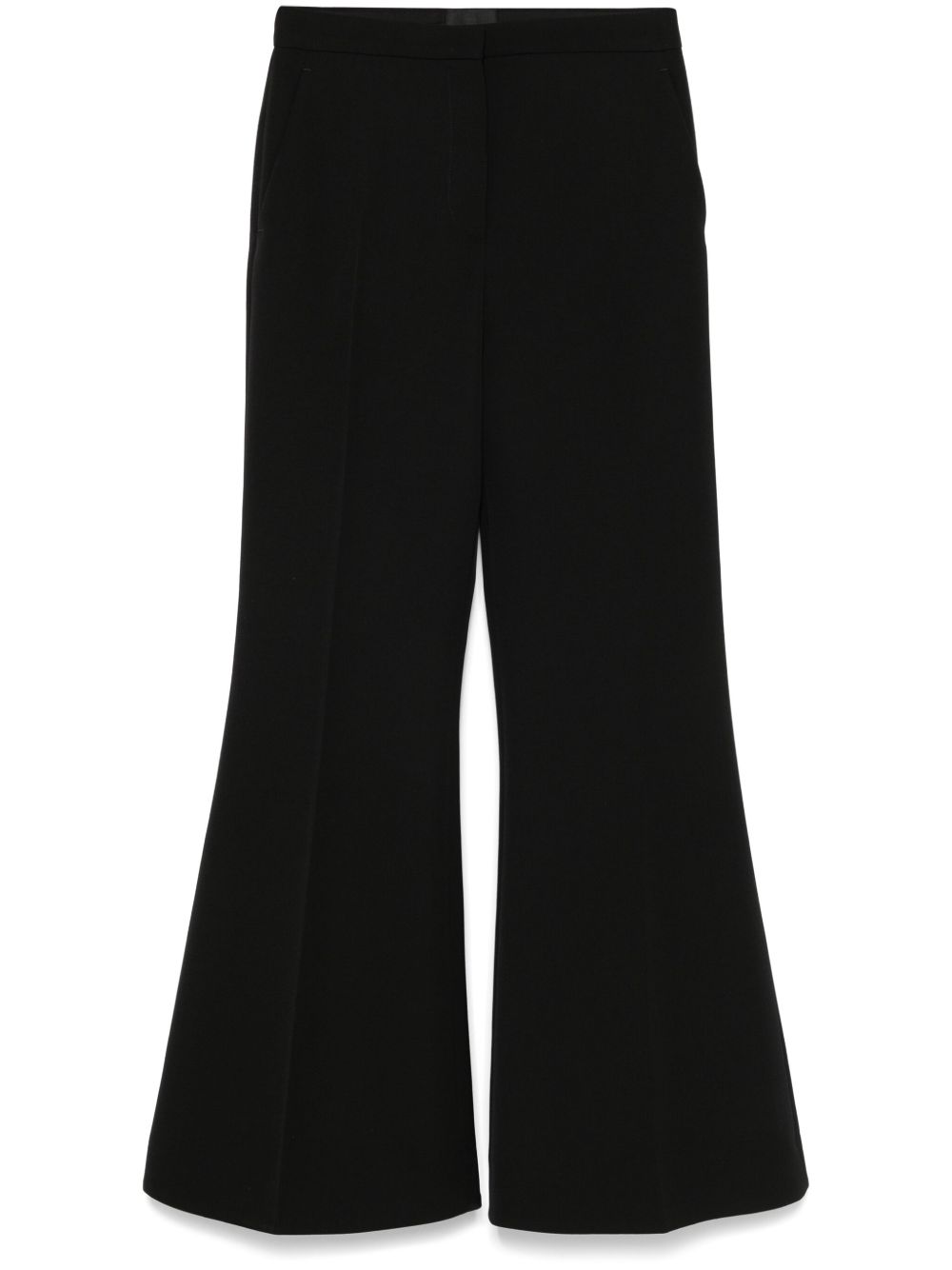 Givenchy Wool Flared Trousers Black