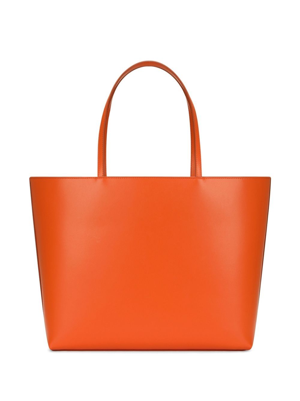 Dolce & Gabbana DG Logo Medium Orange Shopping Bag Orange