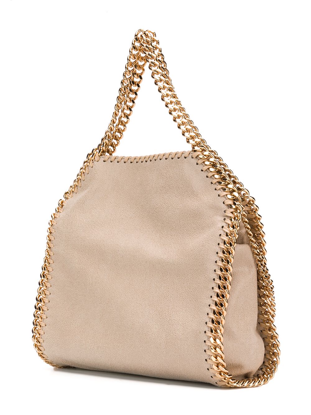 Stella McCartney Falabella Mini Faux-Leather Bag in Butter Cream Beige