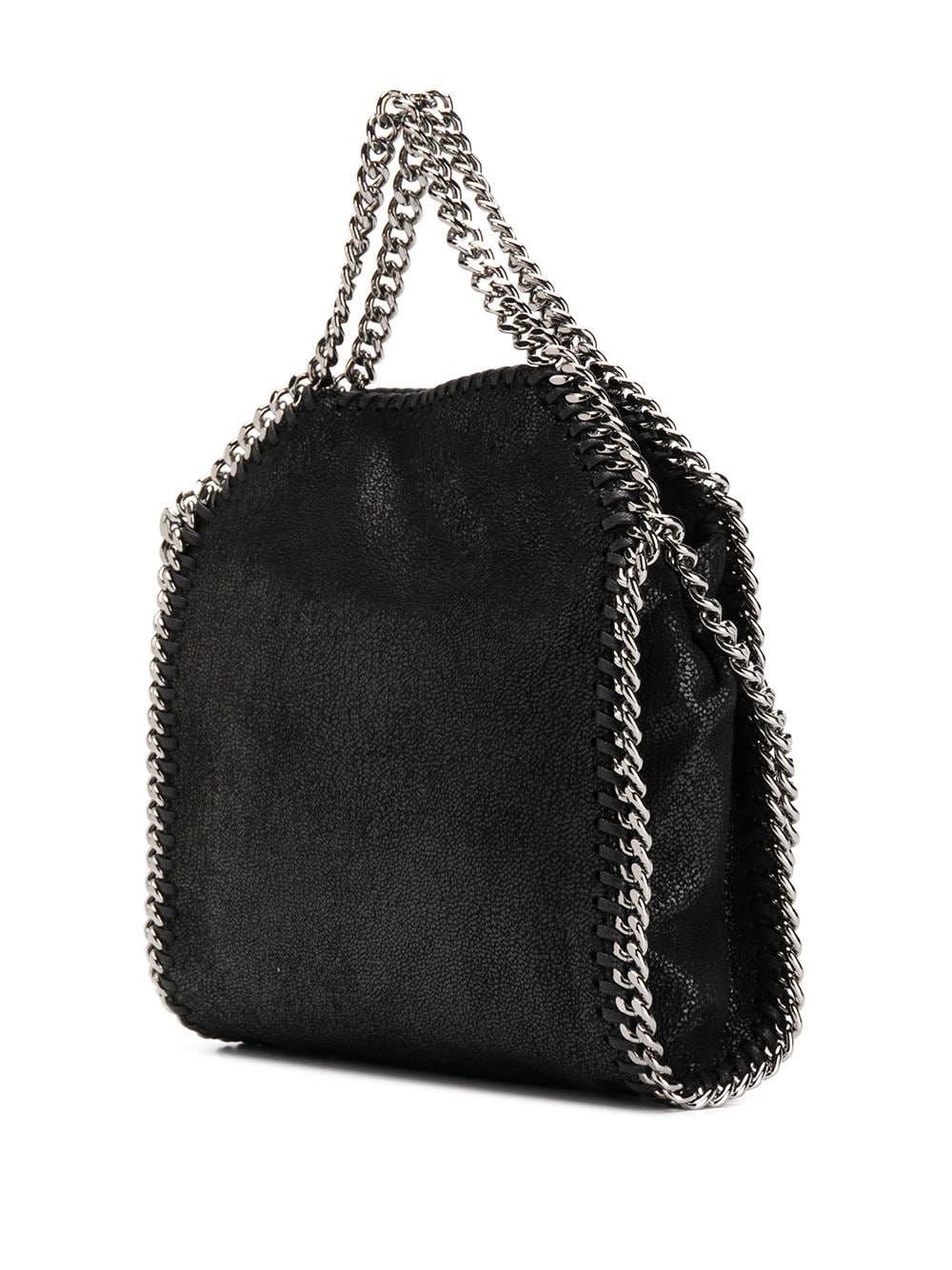 Stella McCartney Falabella Tiny Chain Embellished Crossbody Bag Black