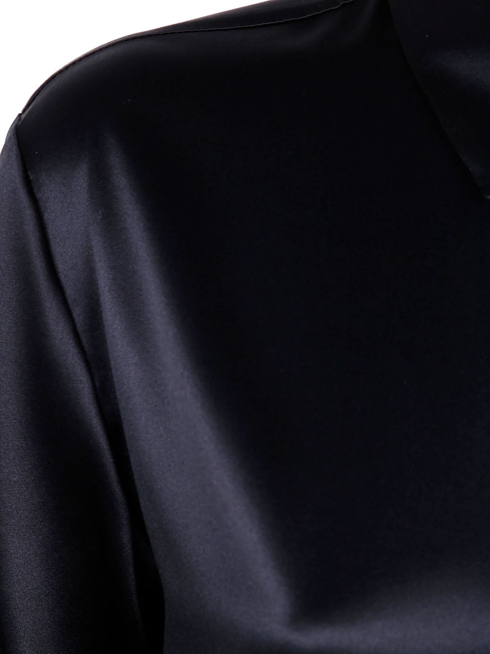 Emporio Armani Silk Shirt Black