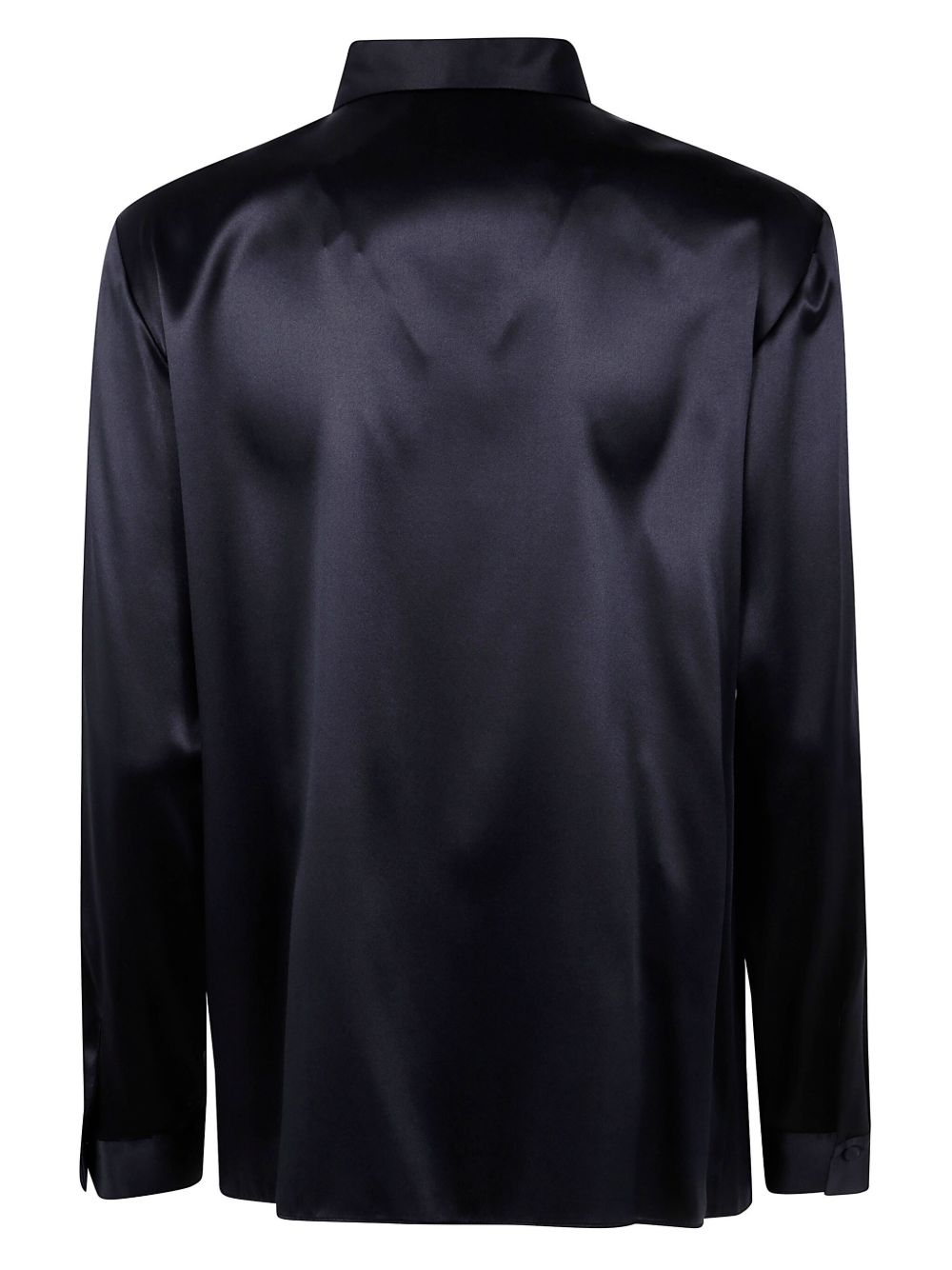 Emporio Armani Silk Shirt Black