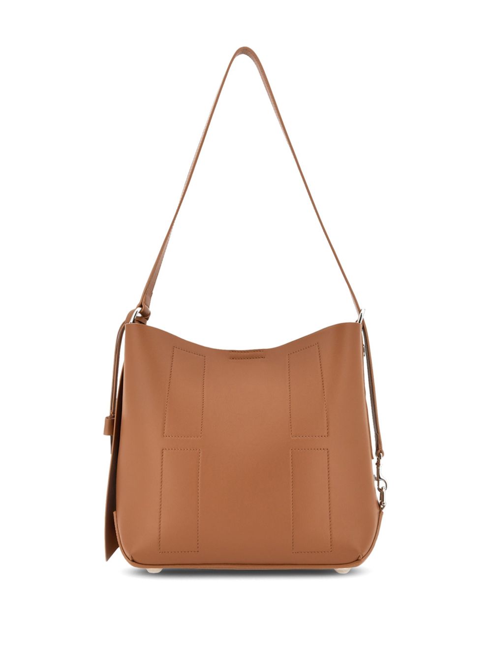HOGAN PRE Leather Hocket Hobo Bag Brown