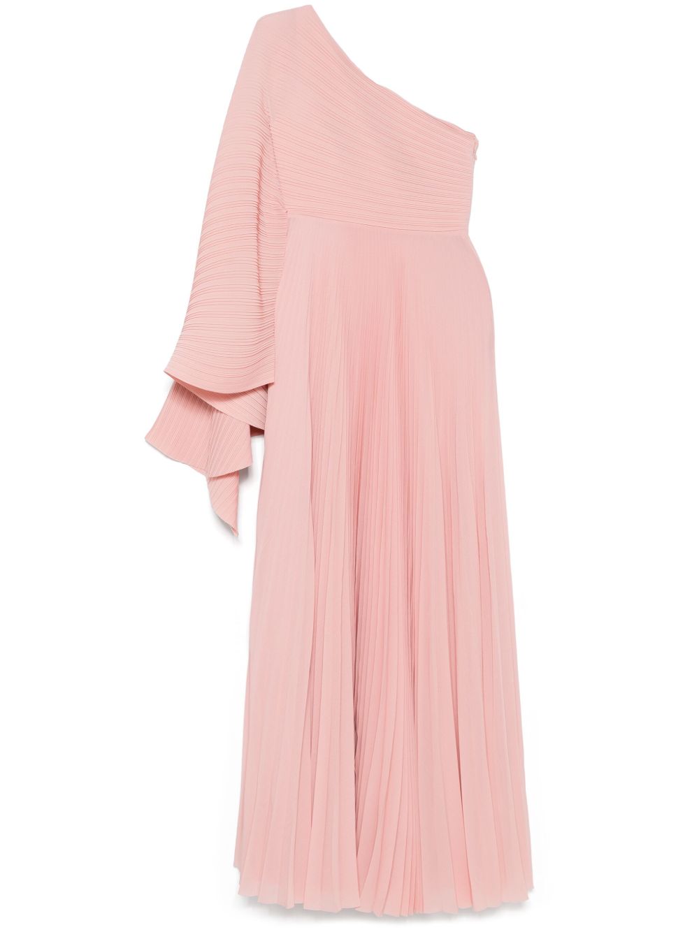 Solace London Maci One-shoulder Maxi Dress Pink