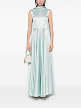Solace London Emilia Maxi Dress Aqua Blue