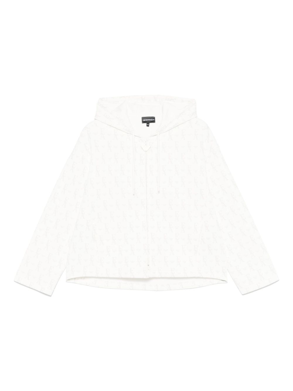Emporio Armani Hooded Sweatshirt Black White