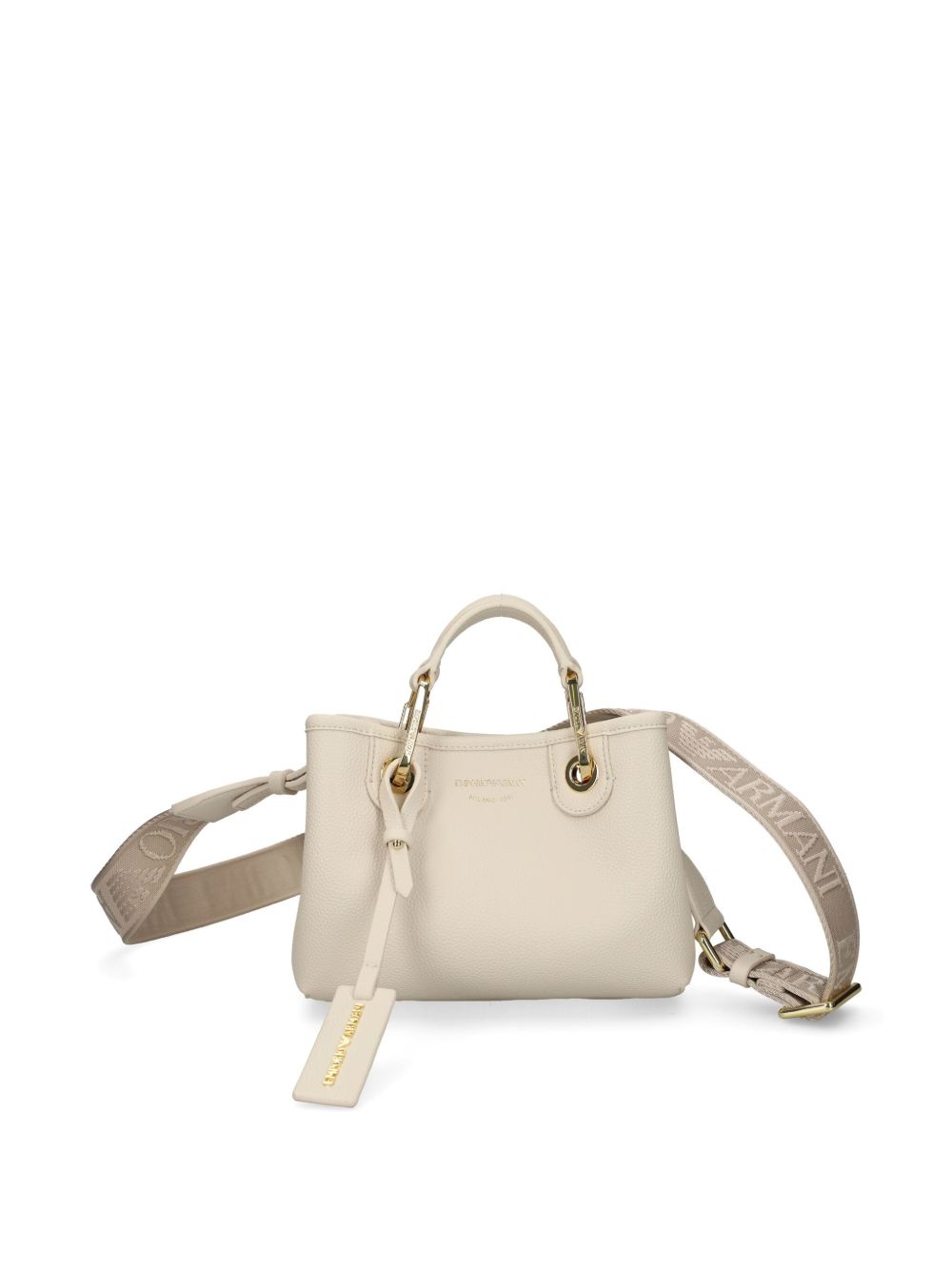 Emporio Armani Logo Tote Bag Beige