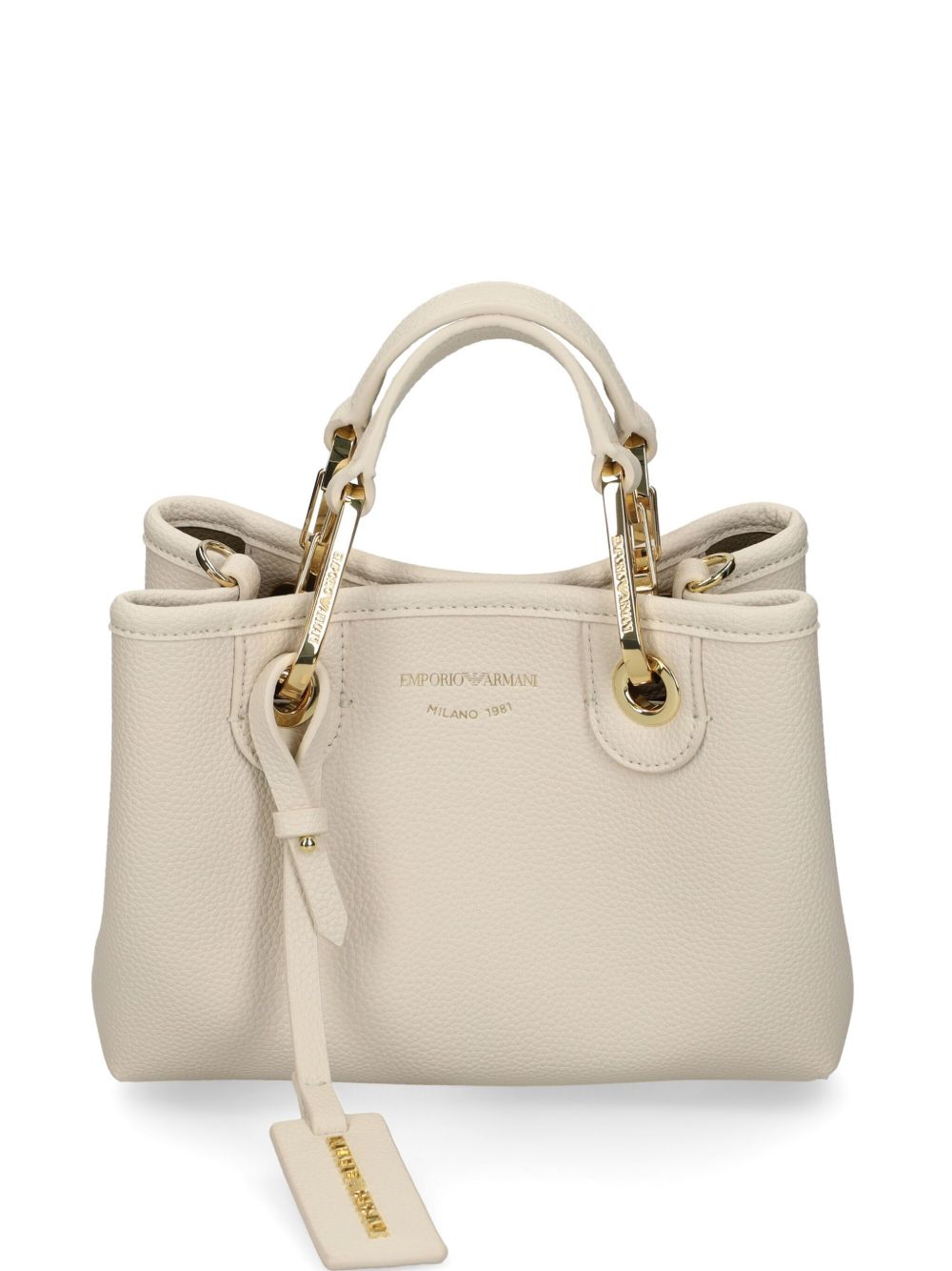 Emporio Armani Logo Tote Bag Beige