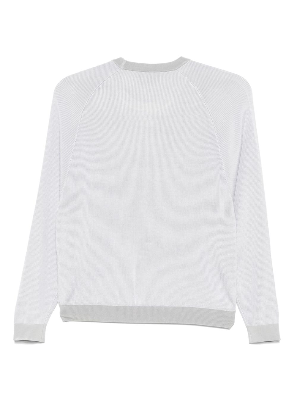 Emporio Armani EA Logo Sweaters Light Grey