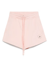 Adidas By Stella McCartney Logo-Print Short Pink