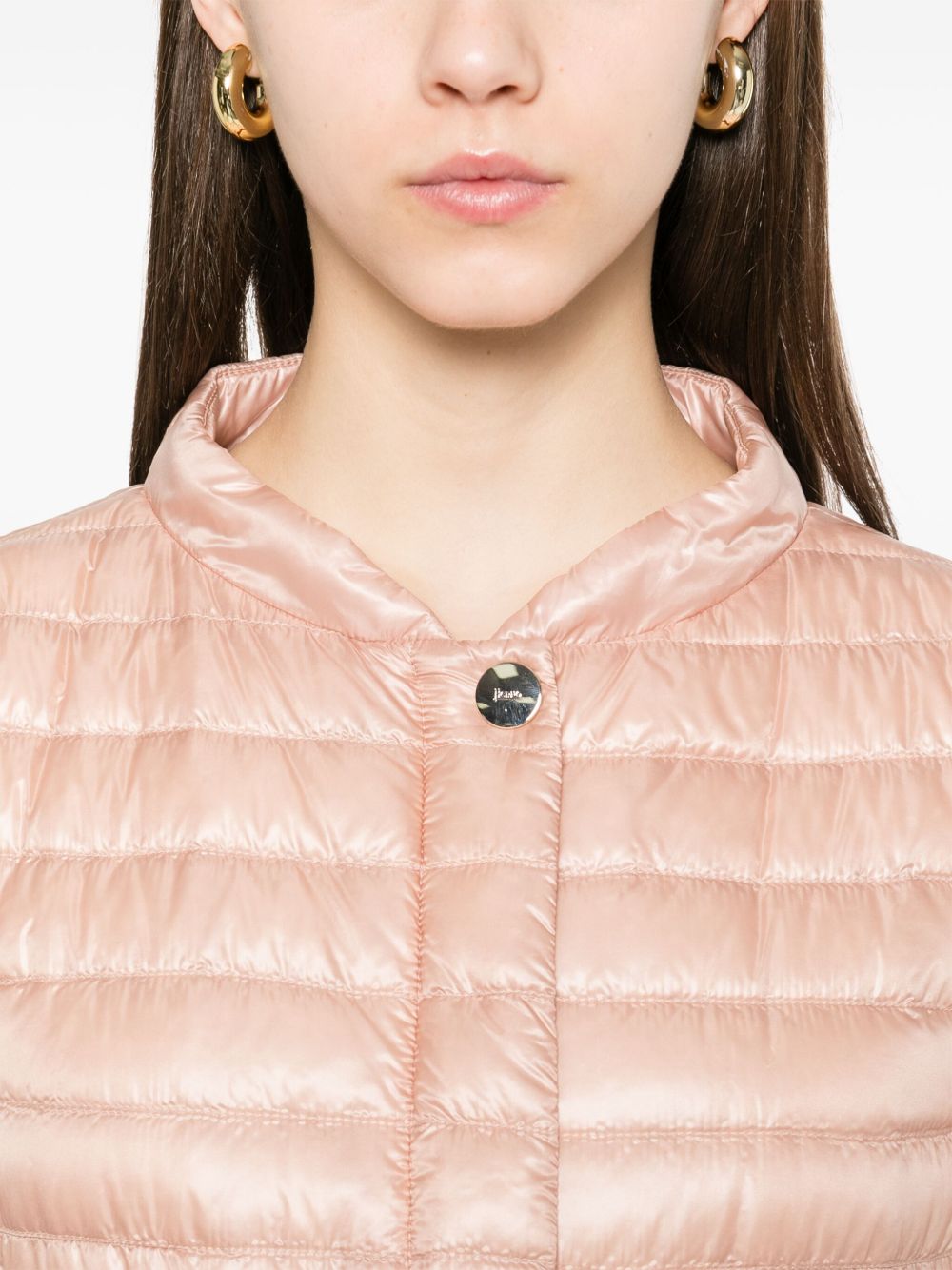 Herno Ultralight nylon Puffer Jacket Pink