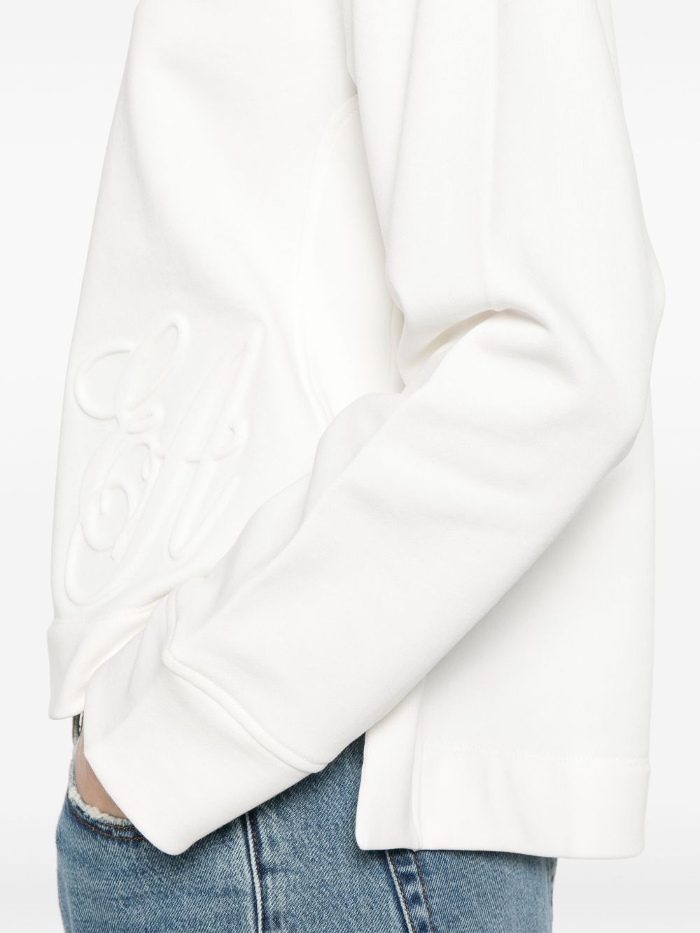 Emporio Armani Logo Sweatshirt White