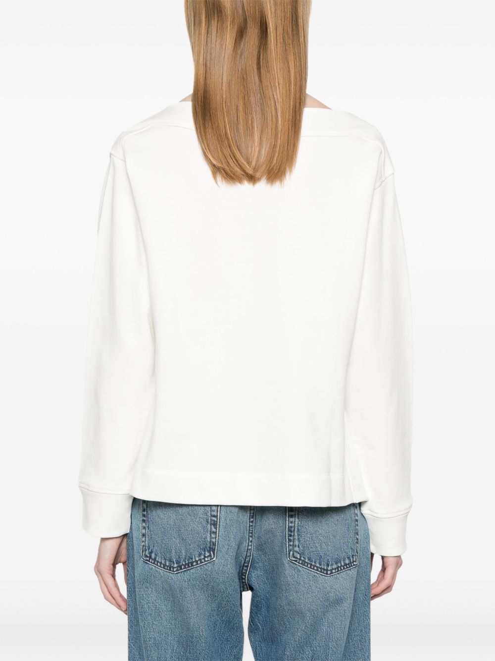 Emporio Armani Logo Sweatshirt White