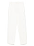 Emporio Armani Straight Trousers White