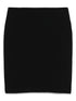 Emporio Armani Ribbed Mini Skirts Black