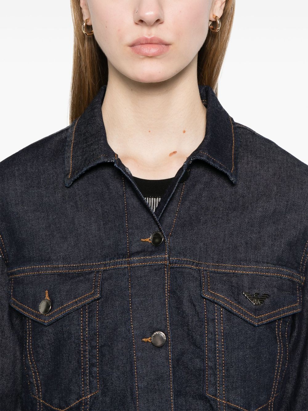 Emporio Armani Denim Jacket Blue