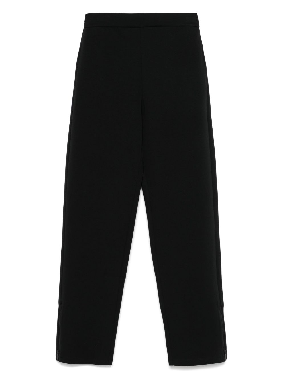 Emporio Armani Straight Trousers Black