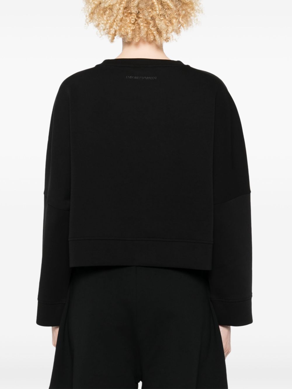 Emporio Armani Logo Sweatshirt Black
