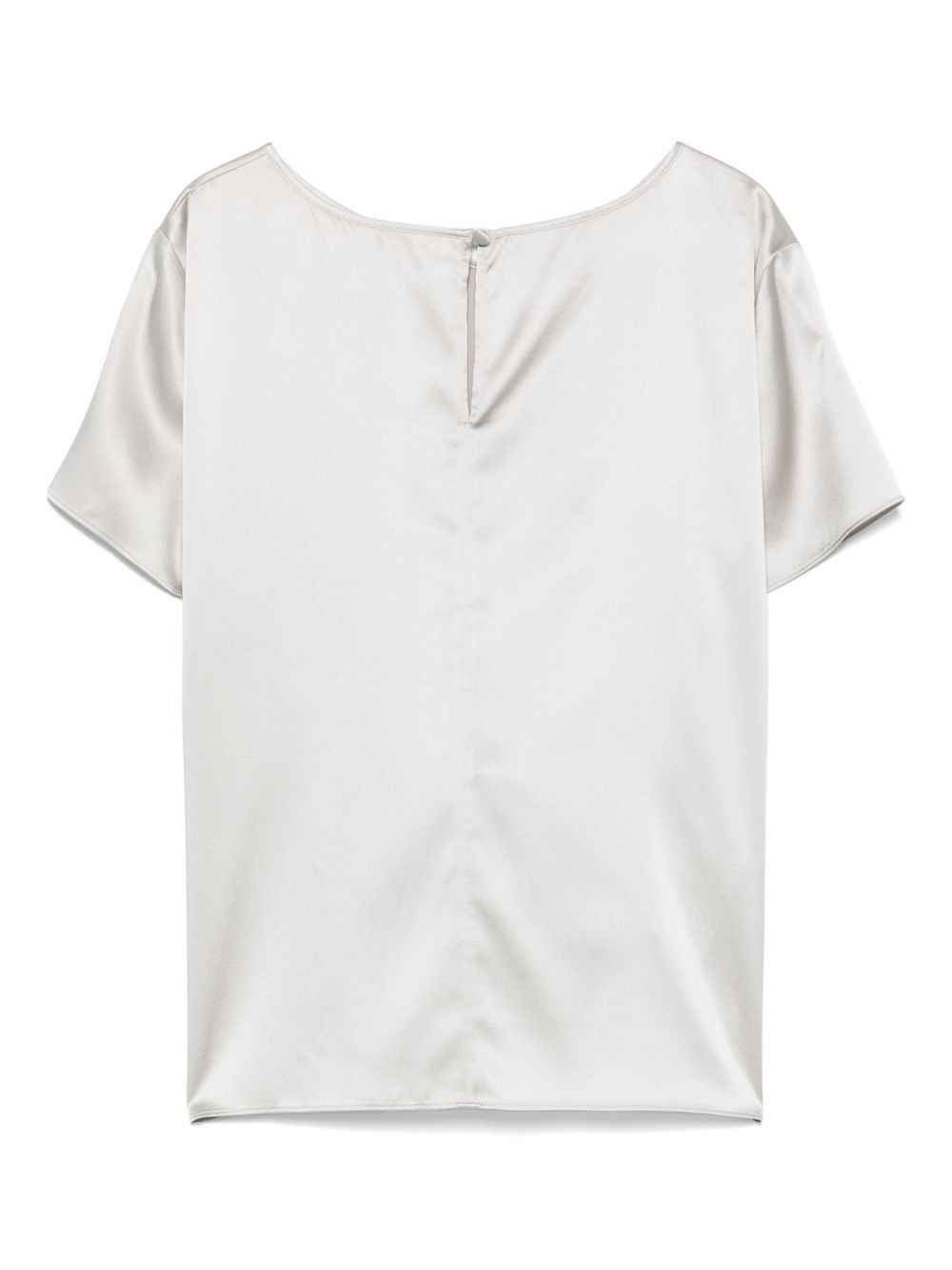 Emporio Armani Satin Top Grey