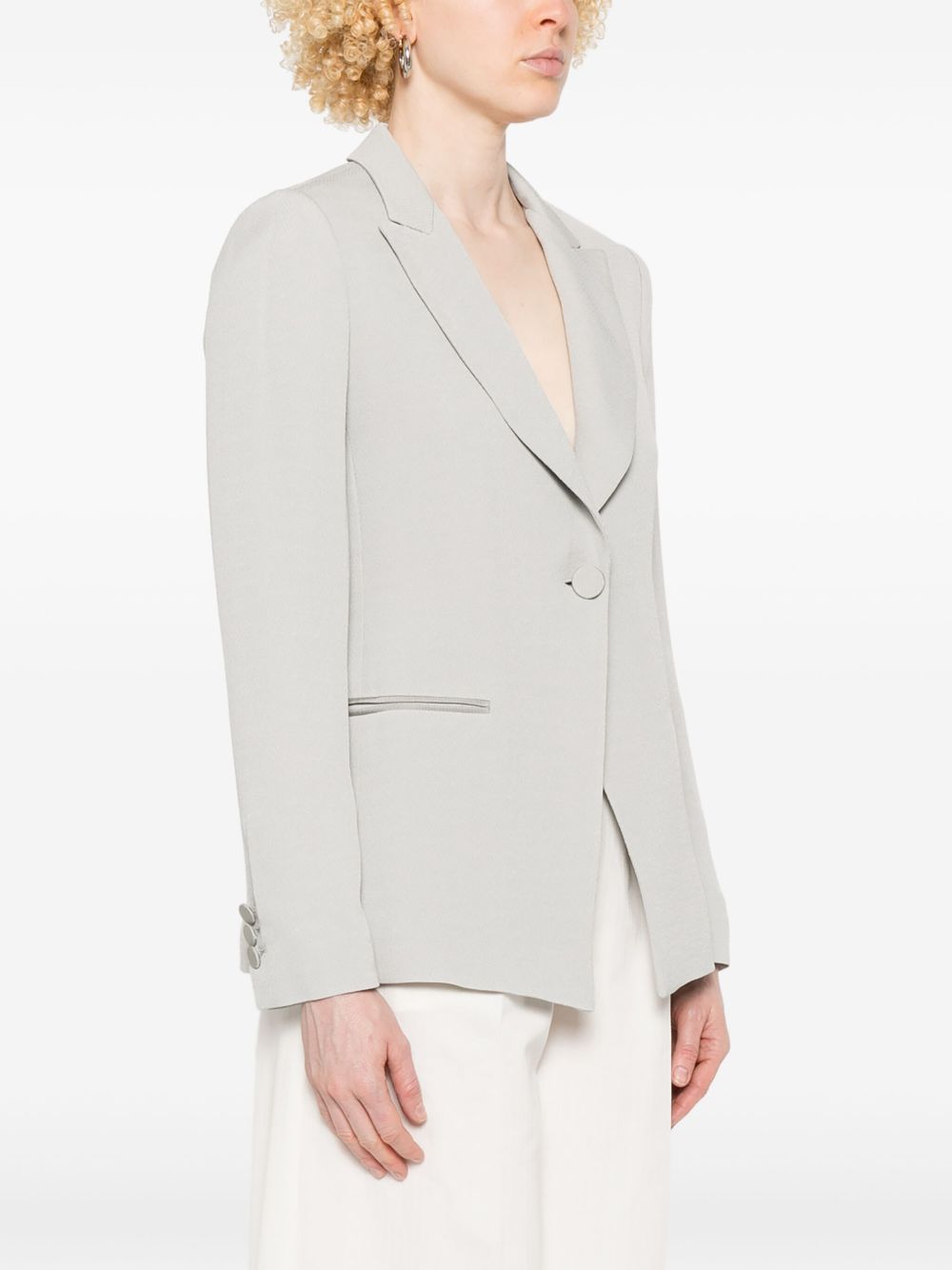 EMPORIO ARMANI Capsule Icon Blazer Light Grey