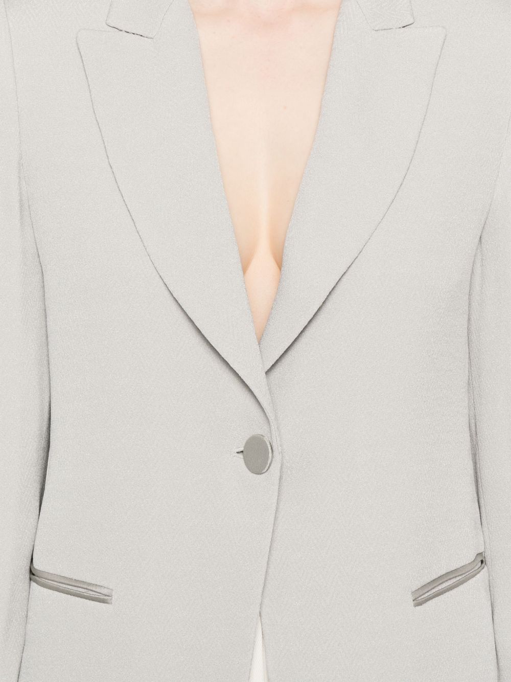 EMPORIO ARMANI Capsule Icon Blazer Light Grey