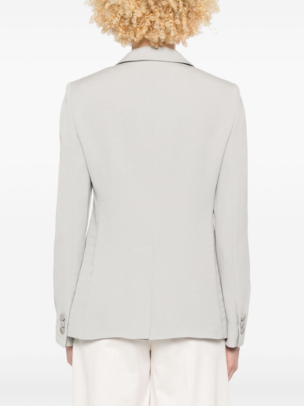 EMPORIO ARMANI Capsule Icon Blazer Light Grey