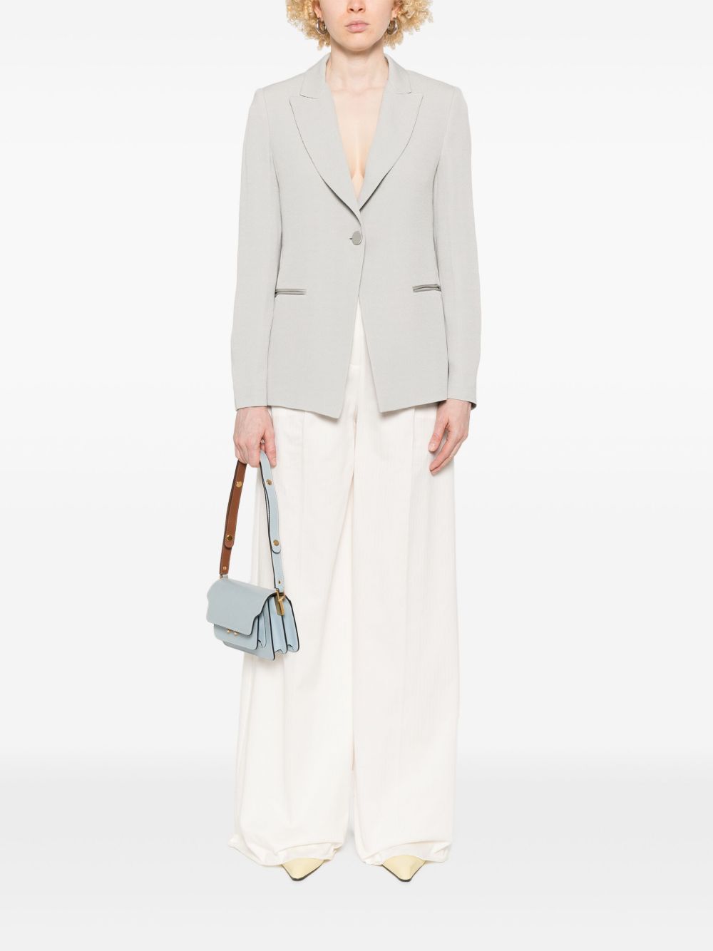 EMPORIO ARMANI Capsule Icon Blazer Light Grey