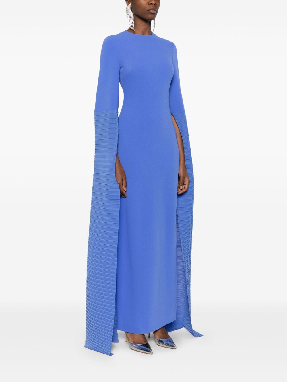 Solace London Naomi Maxi Dress Blue