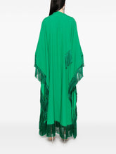 TALLER MARMO PRE Frange Hammamet Long Kaftan Green