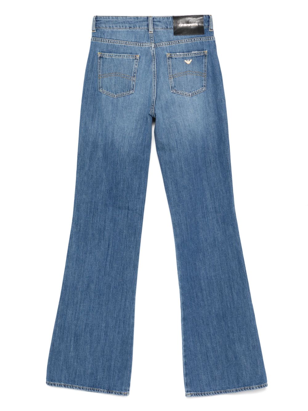 Emporio Armani Logo-Patch Jeans Blue