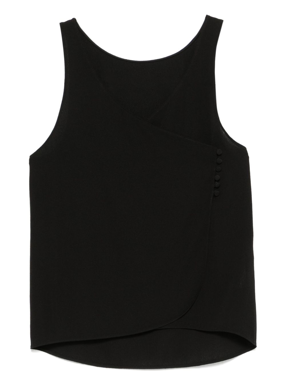 Emporio Armani Button-Detail Top Black