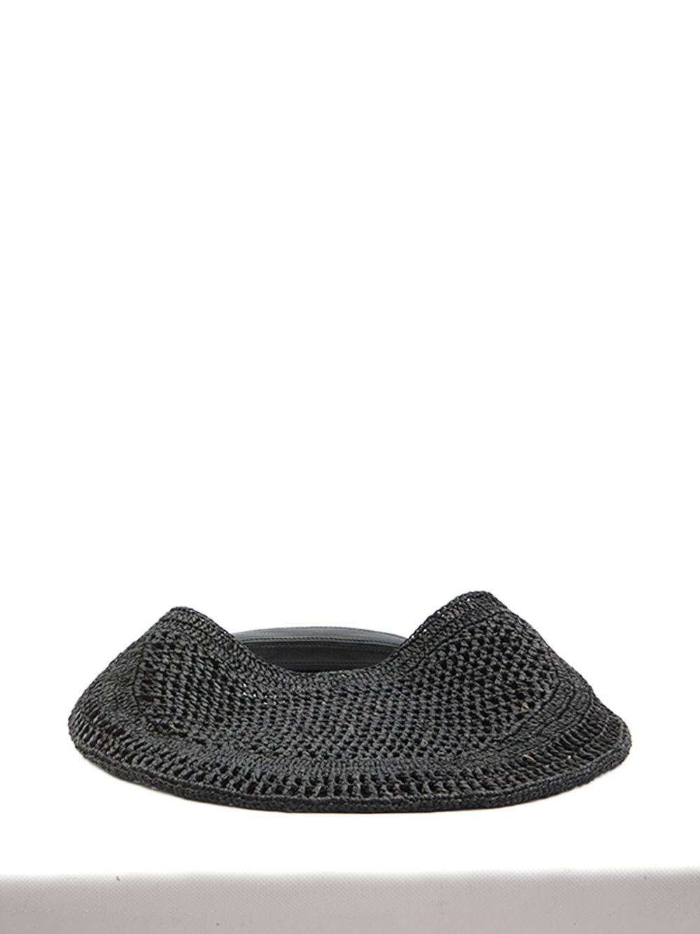 Chloé Summer Banana Raffia Hobo Bag Black
