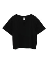 Emporio Armani Fringed T-shirt Black