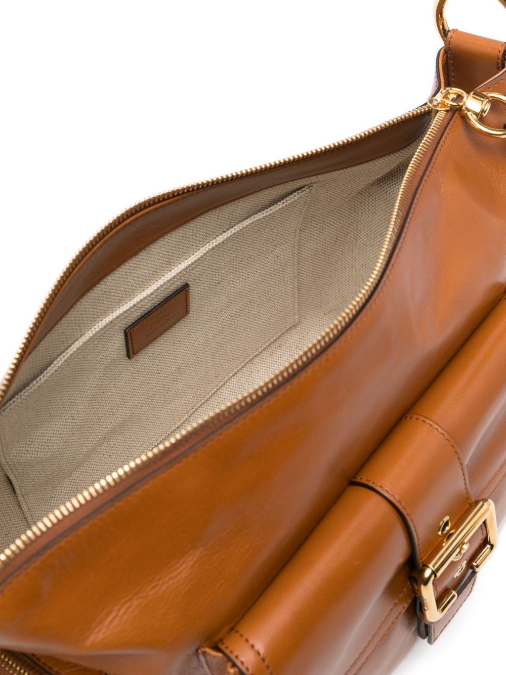 Chloé Leather Camera Tote Bag Brown