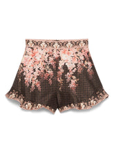 Zimmermann Illuminate Flutter Printed Shorts Black
