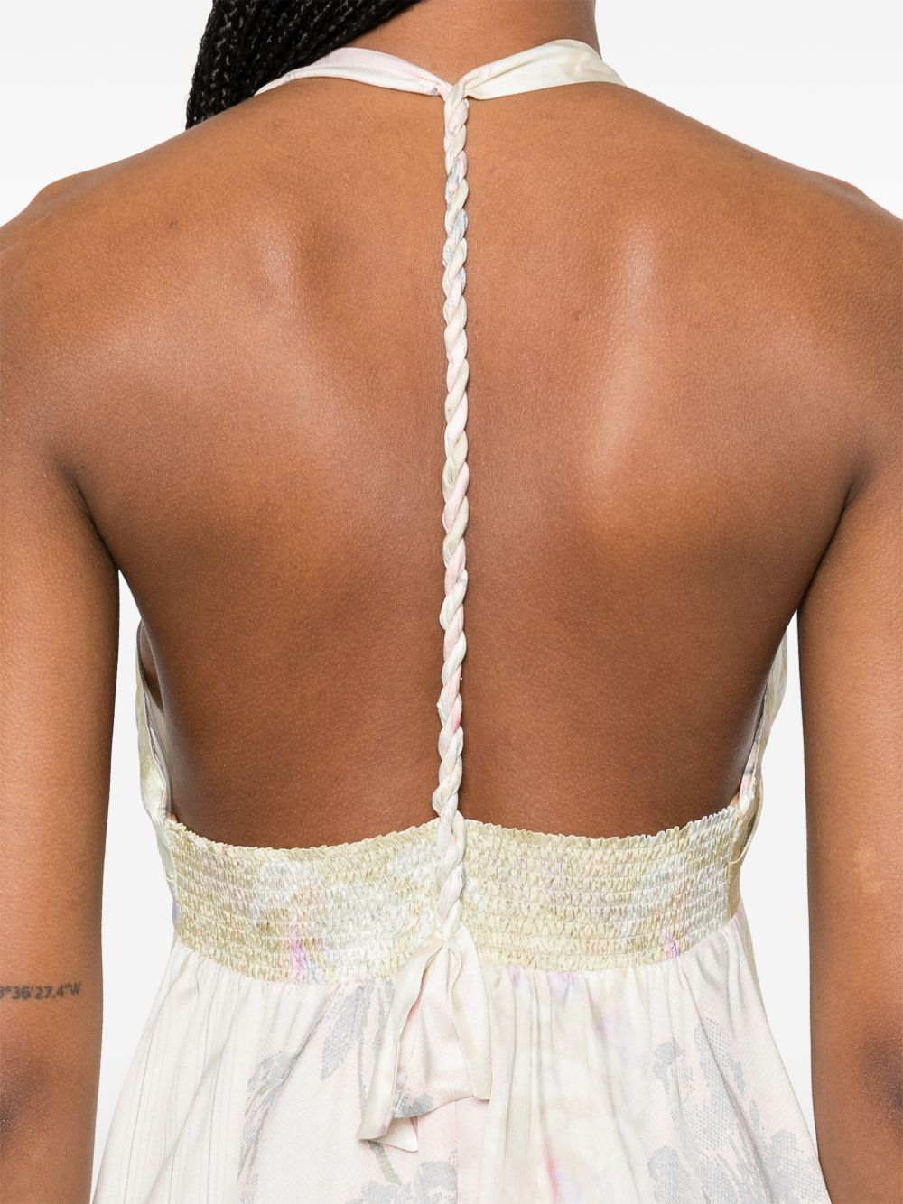 Forte Forte Printed Long Slip Dress MultiColour