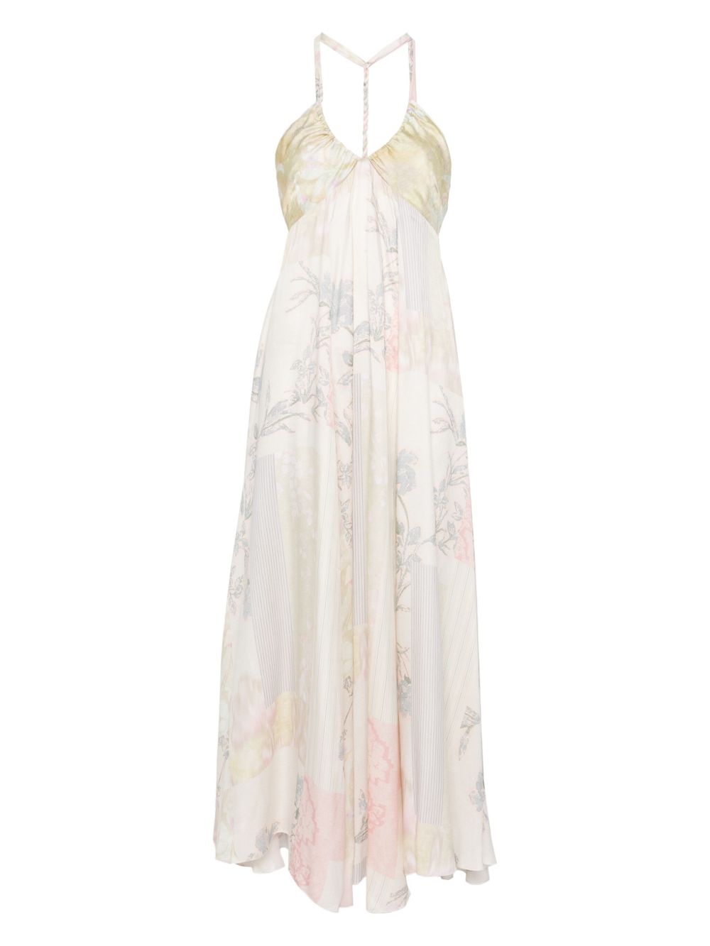 Forte Forte Printed Long Slip Dress MultiColour