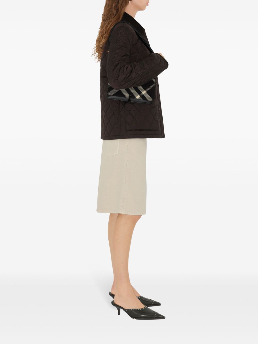 Burberry Quilted Jacket Brown