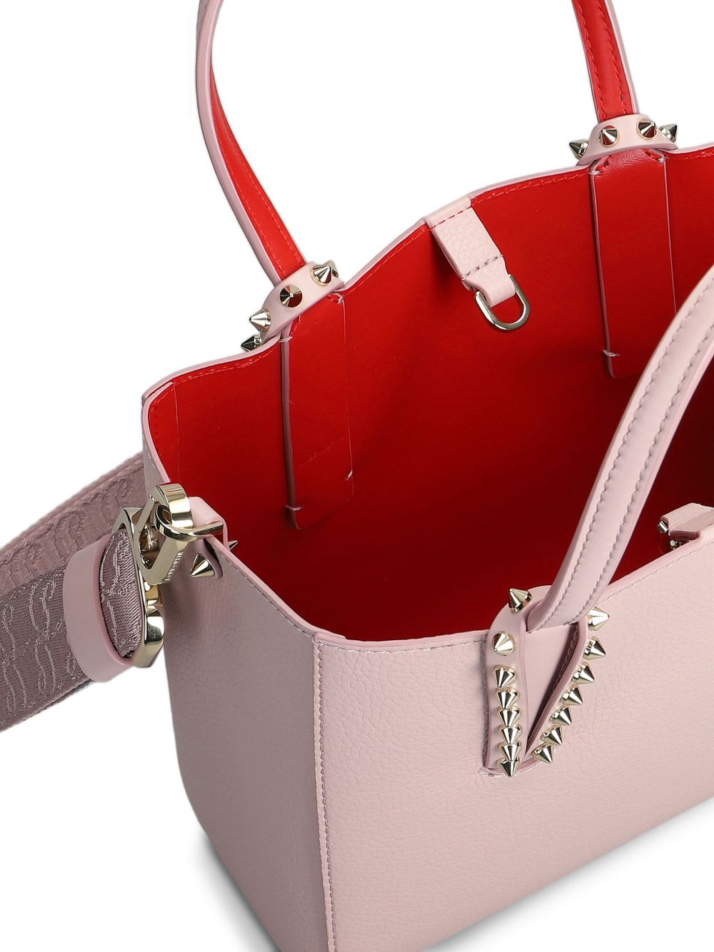 Christian Louboutin Cabata Mini Leather Tote Bag Pink