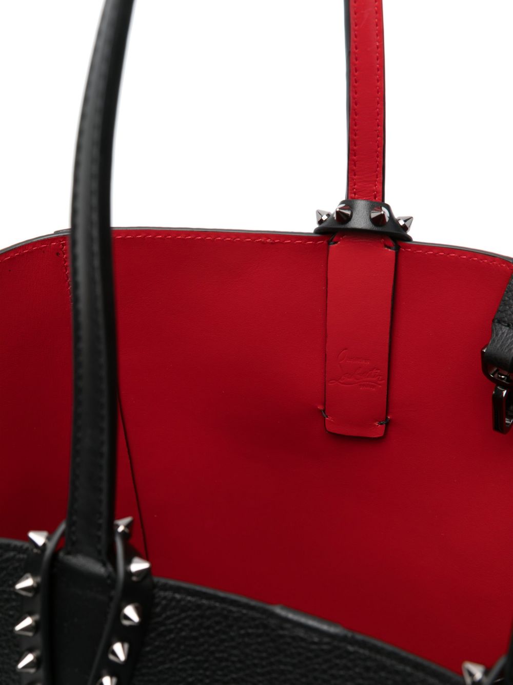 Christian Louboutin Cabata Small Leather Tote Bag Black